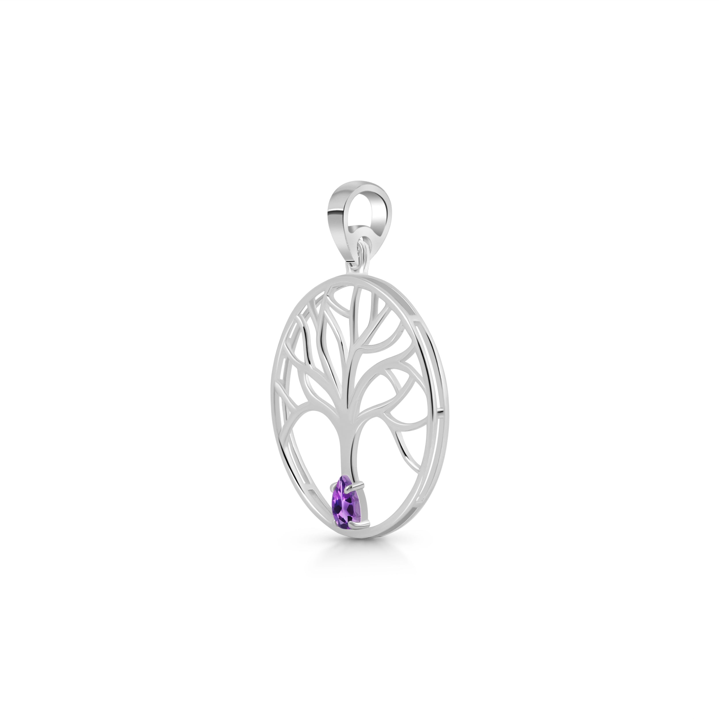 Amethyst Pendant-(AMT-SN-154.)